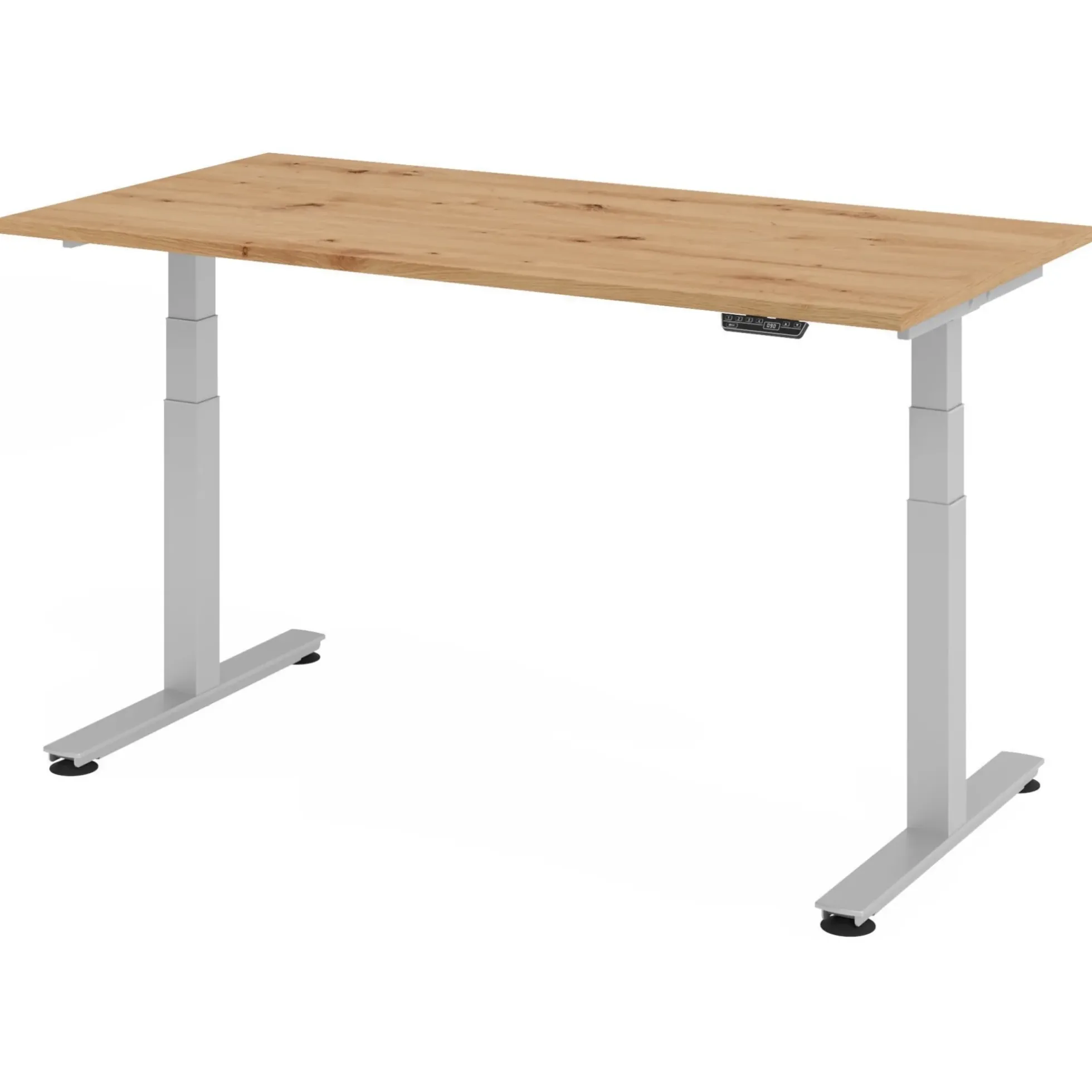 XDSM 16 S | Schreibtisch 160 x 80 elektrisch höhenverstellbar Asteiche