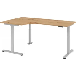 XDSM 82 S | Schreibtisch 200 x 120 elektrisch höhenverstellbar Asteiche