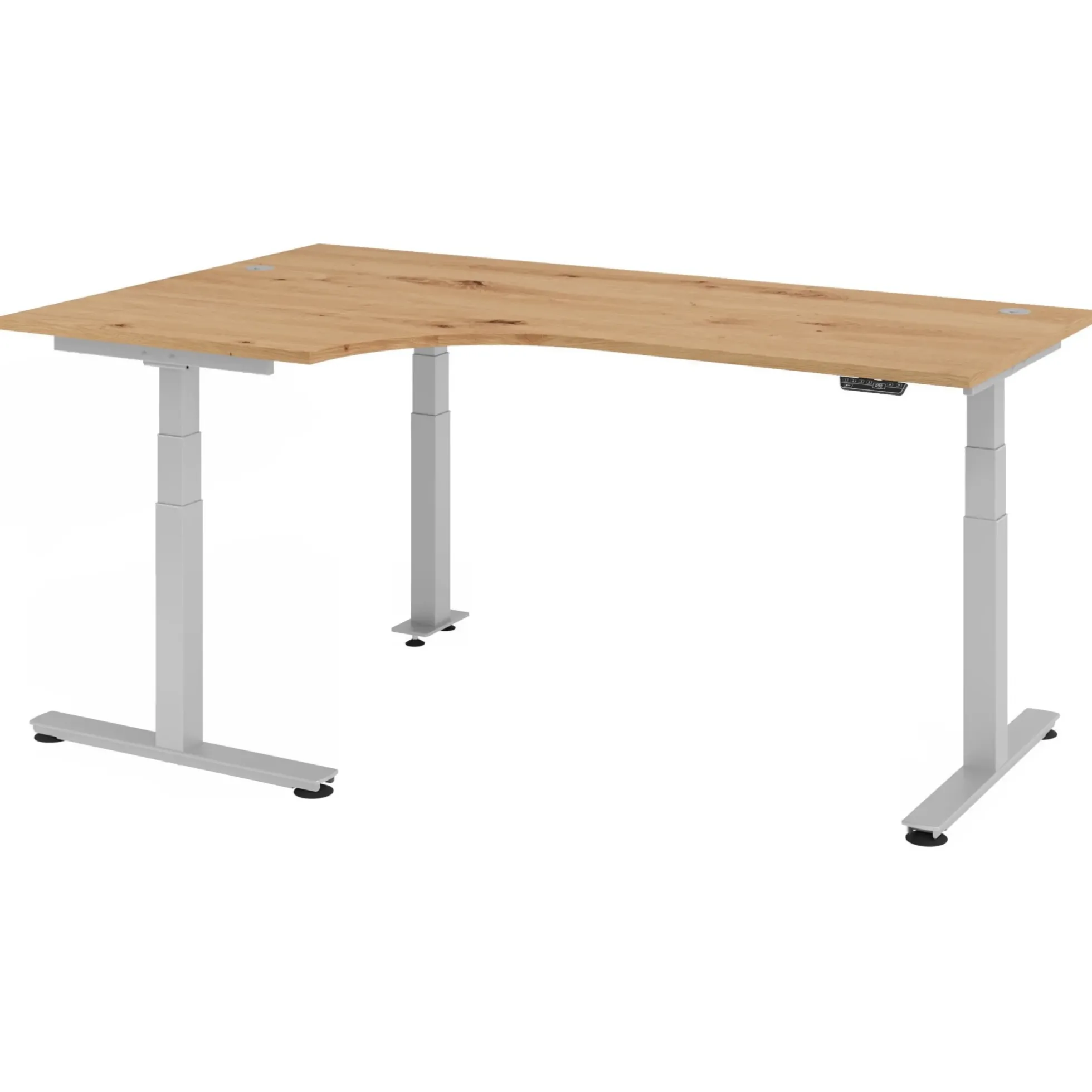 XDSM 82 S | Schreibtisch 200 x 120 elektrisch höhenverstellbar Asteiche