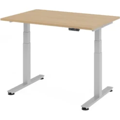 XDSM 12 S | Schreibtisch 120 x 80 elektrisch höhenverstellbar Eiche