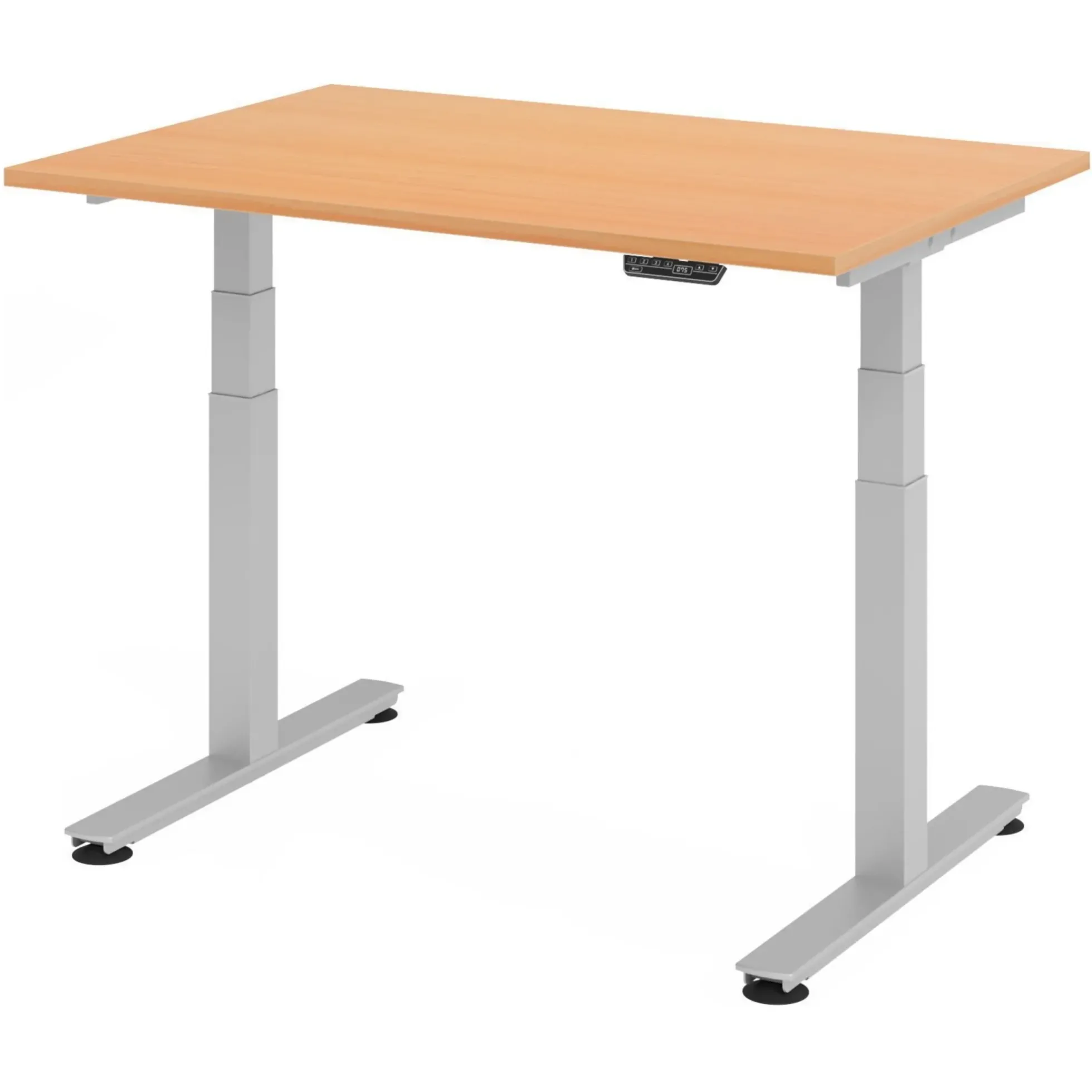 XDSM 12 S | Schreibtisch 120 x 80 elektrisch höhenverstellbar Buche