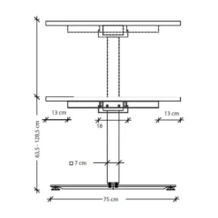 XDSM 22 S | Schreibtisch 220 x 103 elektrisch höhenverstellbar Weiß
