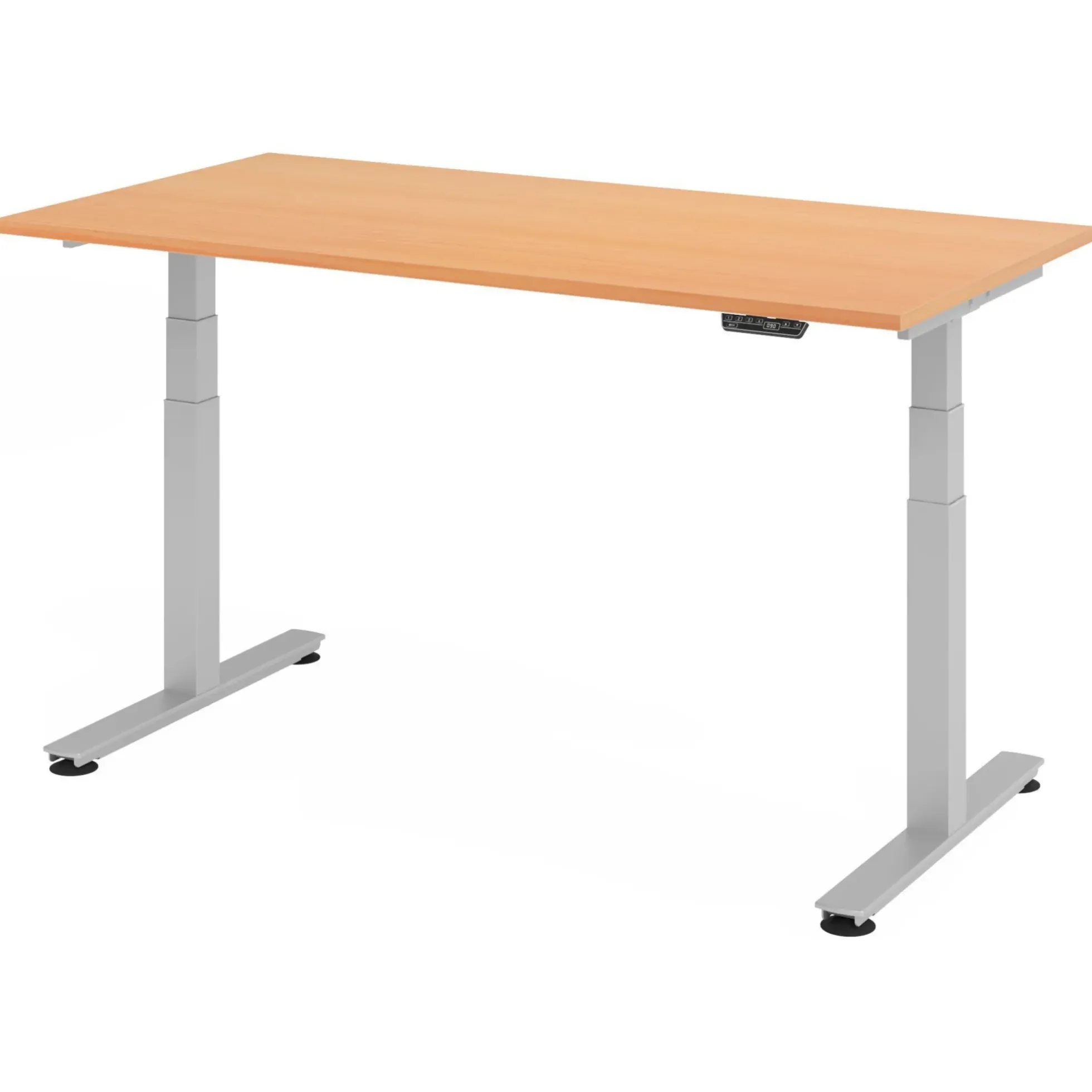 XDSM 16 S | Schreibtisch 160 x 80 elektrisch höhenverstellbar Buche
