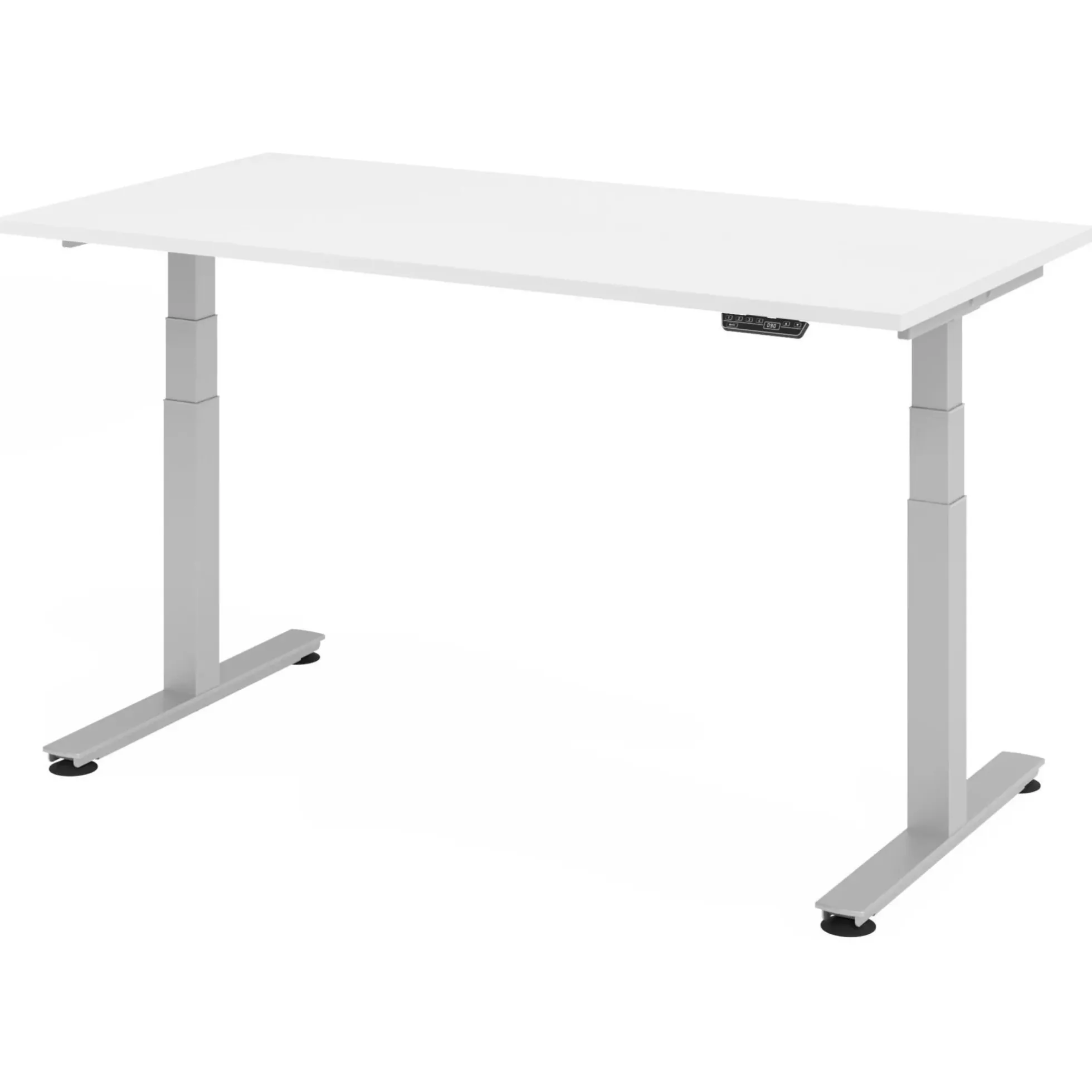 XDSM 16 S | Schreibtisch 160 x 80 elektrisch höhenverstellbar Weiß