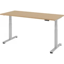 XDSM 19 S | Schreibtisch 180 x 80 elektrisch höhenverstellbar Eiche
