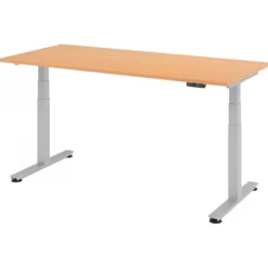 XDSM 19 S | Schreibtisch 180 x 80 elektrisch höhenverstellbar Buche