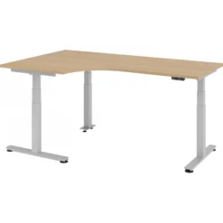 XDSM 82 S | Schreibtisch 200 x 120 elektrisch höhenverstellbar Eiche