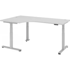 XDSM 82 S | Schreibtisch 200 x 120 elektrisch höhenverstellbar Grau