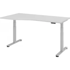 XDSM 18 S | Schreibtisch 180 x 100 elektrisch höhenverstellbar Grau