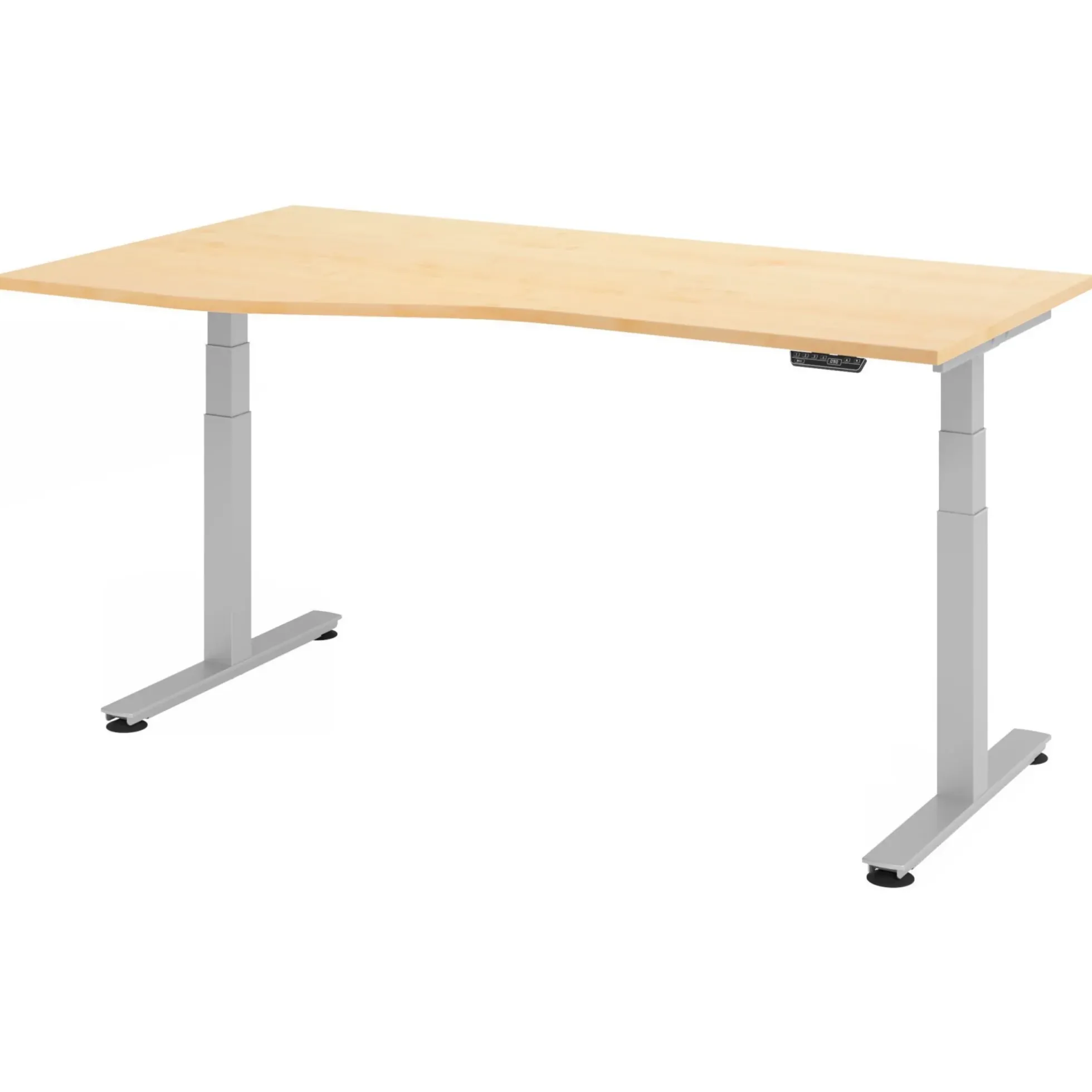 XDSM 18 S | Schreibtisch 180 x 100 elektrisch höhenverstellbar Ahorn