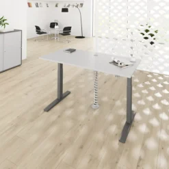 XMKA 16 G | Schreibtisch 160 x 80 elektrisch höhenverstellbar Grau