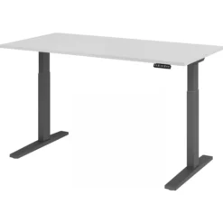 XMKA 16 G | Schreibtisch 160 x 80 elektrisch höhenverstellbar Grau