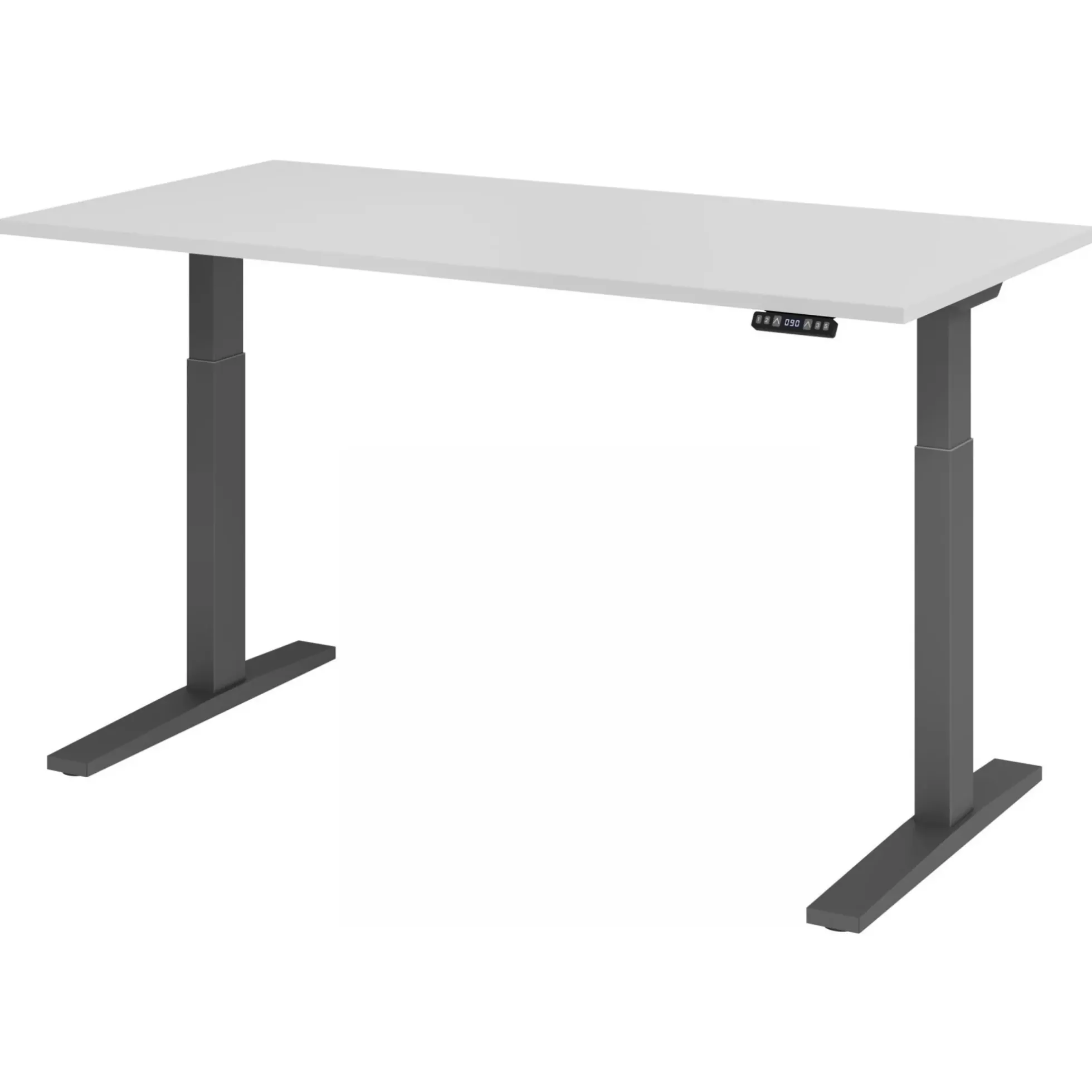 XMKA 16 G | Schreibtisch 160 x 80 elektrisch höhenverstellbar Grau