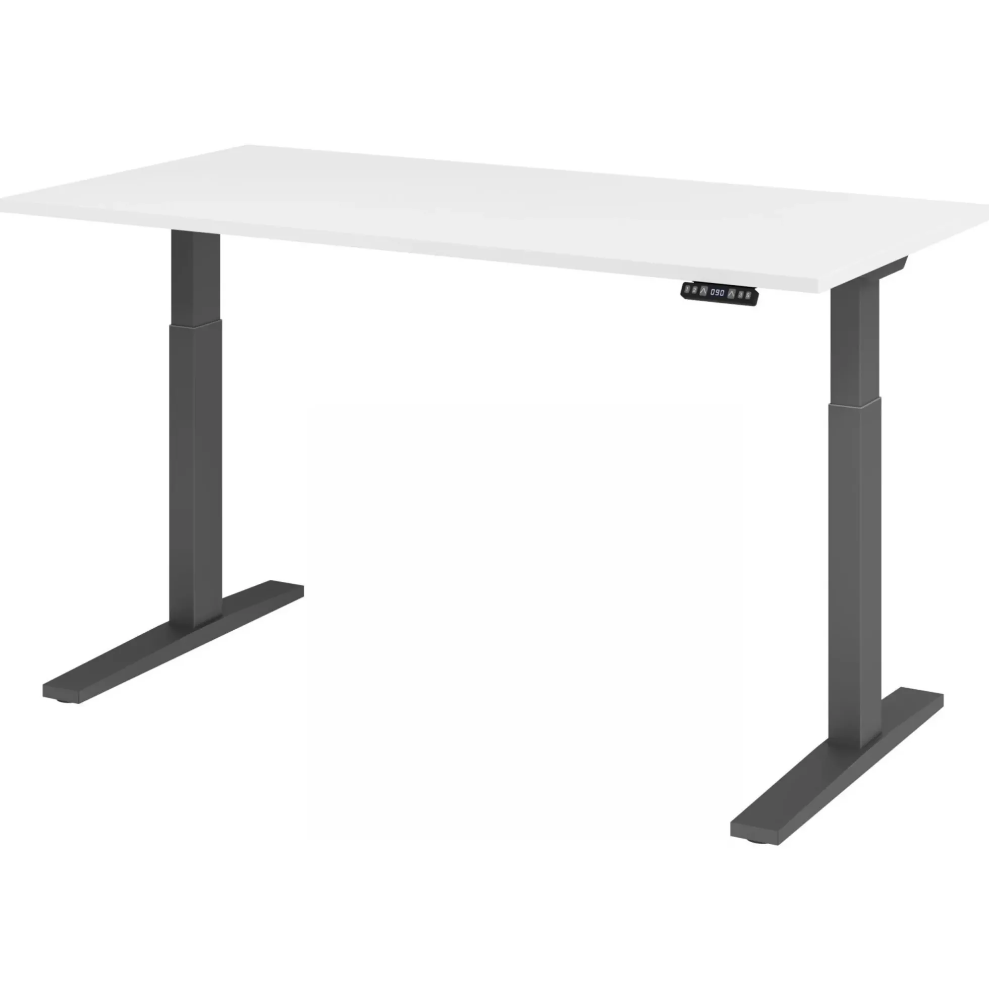 XMKA 16 G | Schreibtisch 160 x 80 elektrisch höhenverstellbar Weiß