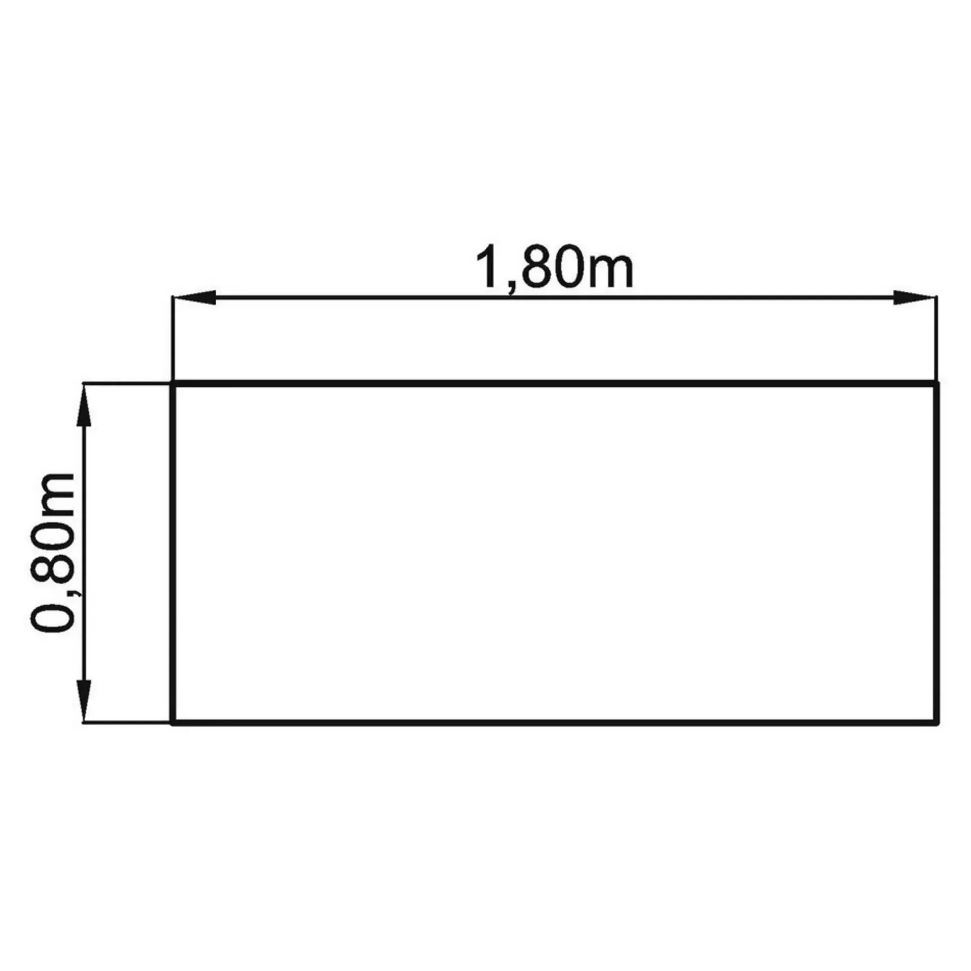 XMKA 19 G | Schreibtisch 180 x 80 elektrisch höhenverstellbar Eiche