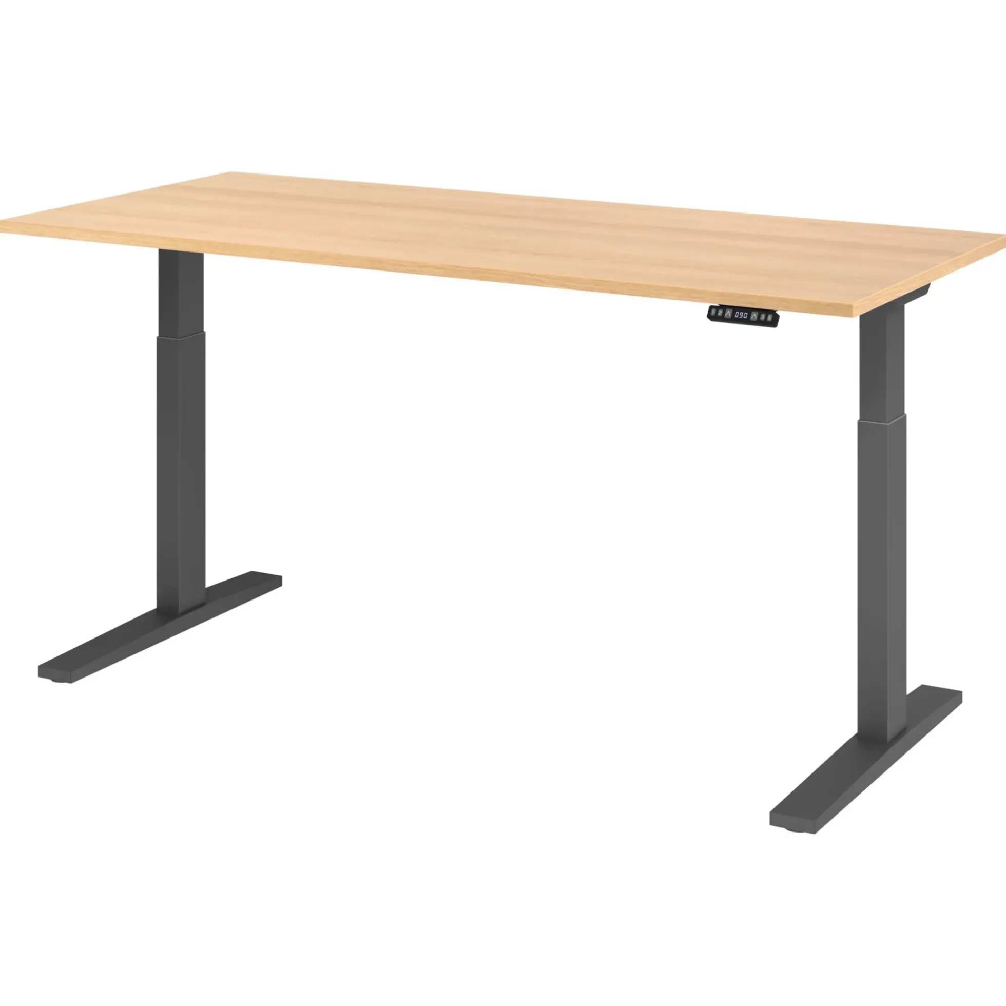 XMKA 19 G | Schreibtisch 180 x 80 elektrisch höhenverstellbar Eiche