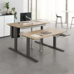 XMKA 19 G | Schreibtisch 180 x 80 elektrisch höhenverstellbar Eiche