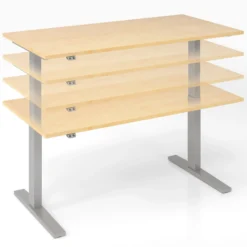 XMKA 19 G | Schreibtisch 180 x 80 elektrisch höhenverstellbar Buche