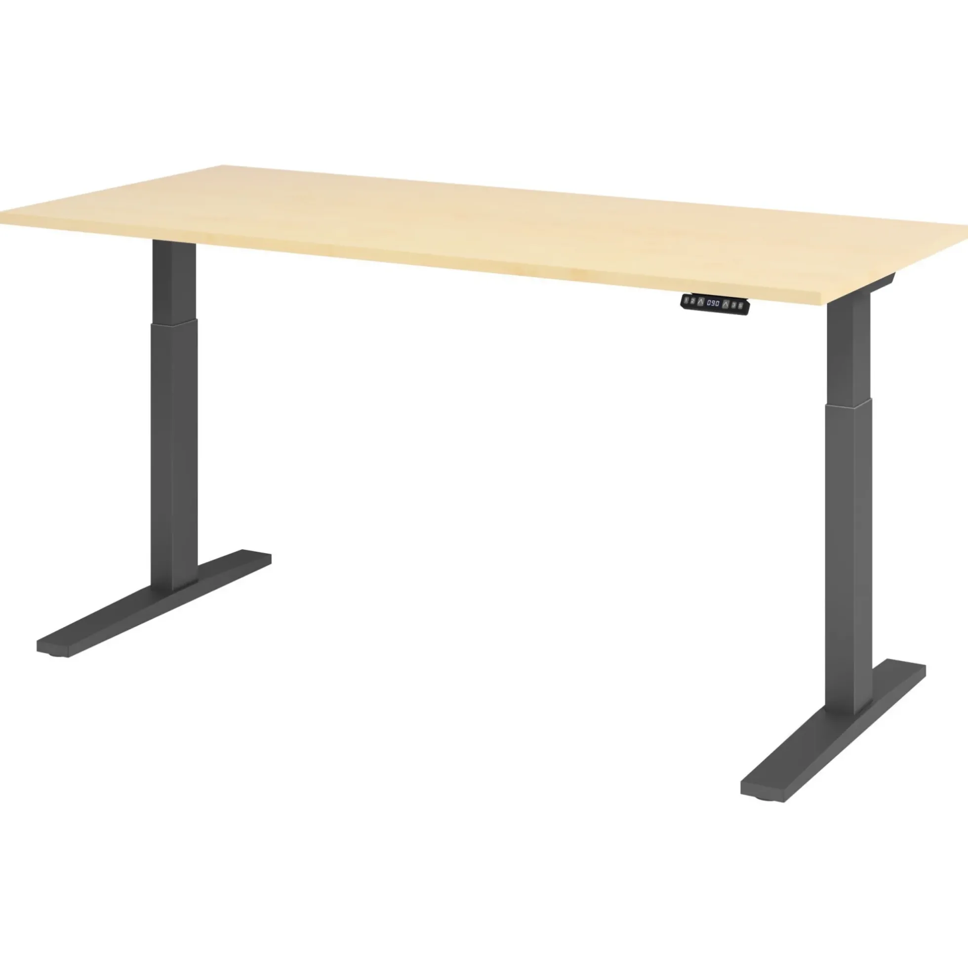 XMKA 19 G | Schreibtisch 180 x 80 elektrisch höhenverstellbar Ahorn