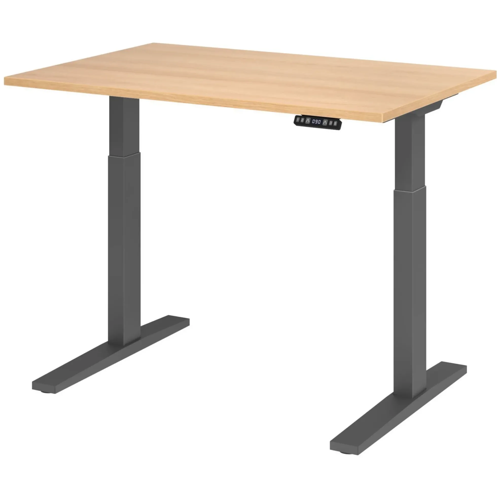 XMKA 12 G | Schreibtisch 120 x 80 elektrisch höhenverstellbar Eiche