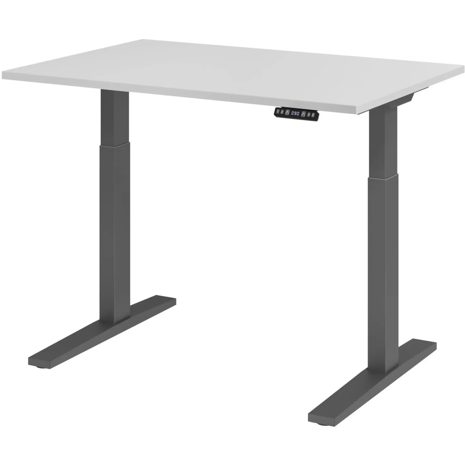 XMKA 12 G | Schreibtisch 120 x 80 elektrisch höhenverstellbar Grau