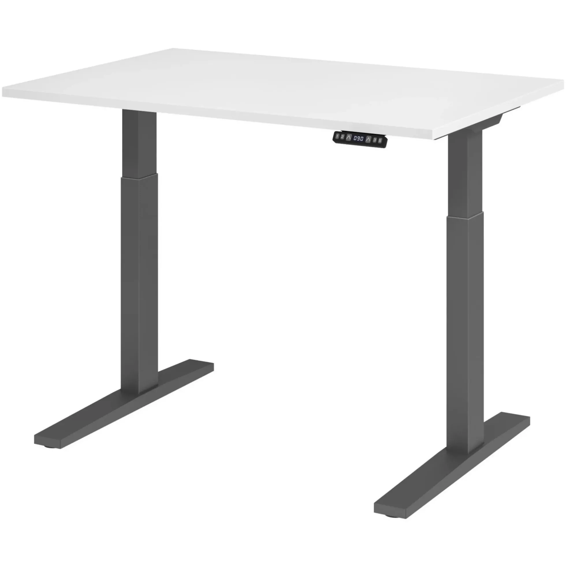 XMKA 12 G | Schreibtisch 120 x 80 elektrisch höhenverstellbar Weiß