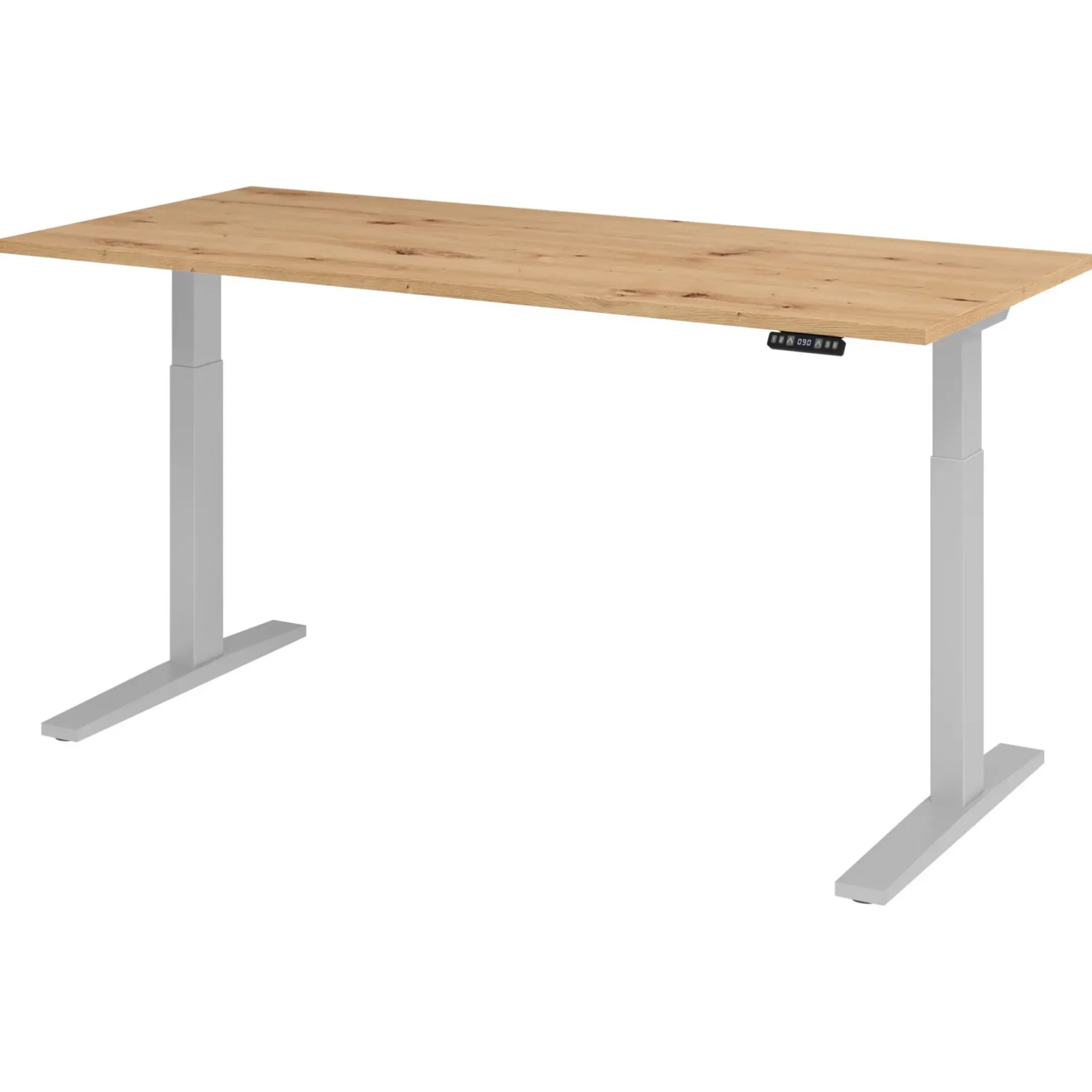 XMKA 19 S | Schreibtisch 180 x 80 elektrisch höhenverstellbar Asteiche