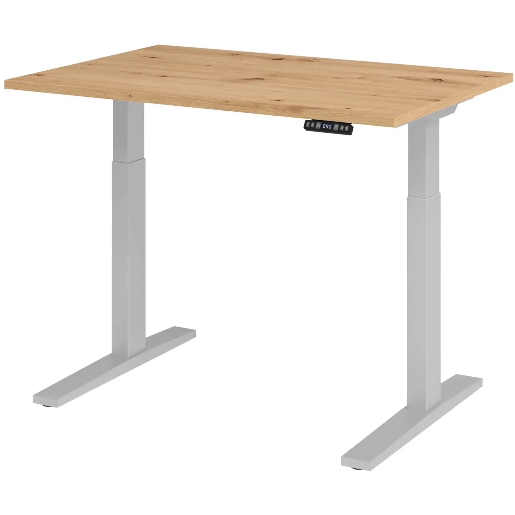 XMKA 12 S | Schreibtisch 120 x 80 elektrisch höhenverstellbar Asteiche