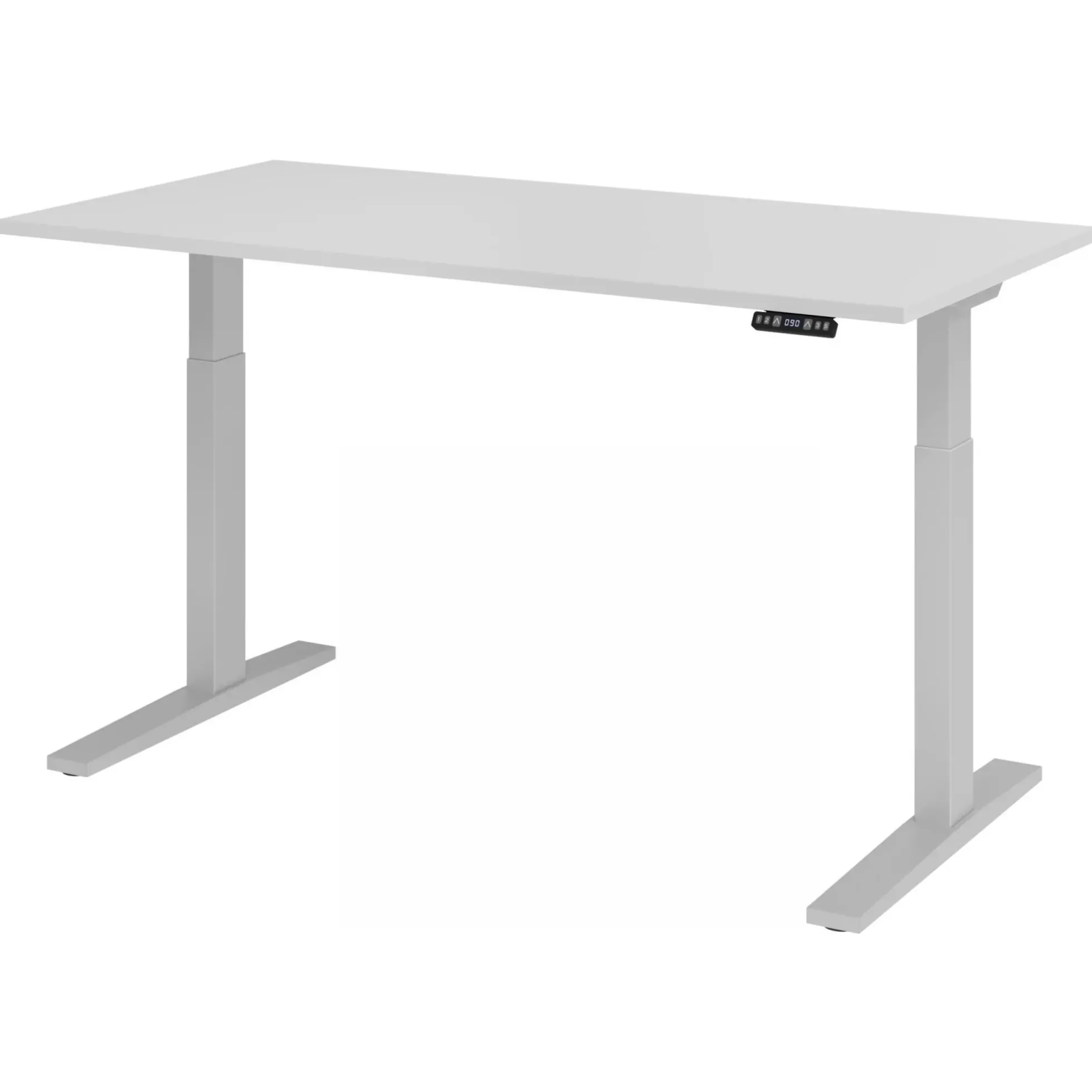 XMKA 16 S | Schreibtisch 160 x 80 elektrisch höhenverstellbar Grau