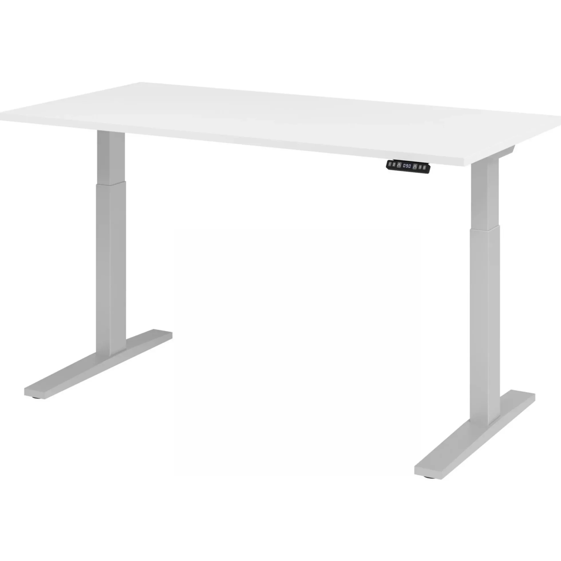 XMKA 16 S | Schreibtisch 160 x 80 elektrisch höhenverstellbar Weiß