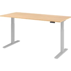 XMKA 19 S | Schreibtisch 180 x 80 elektrisch höhenverstellbar Eiche