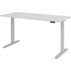 XMKA 19 S | Schreibtisch 180 x 80 elektrisch höhenverstellbar Grau