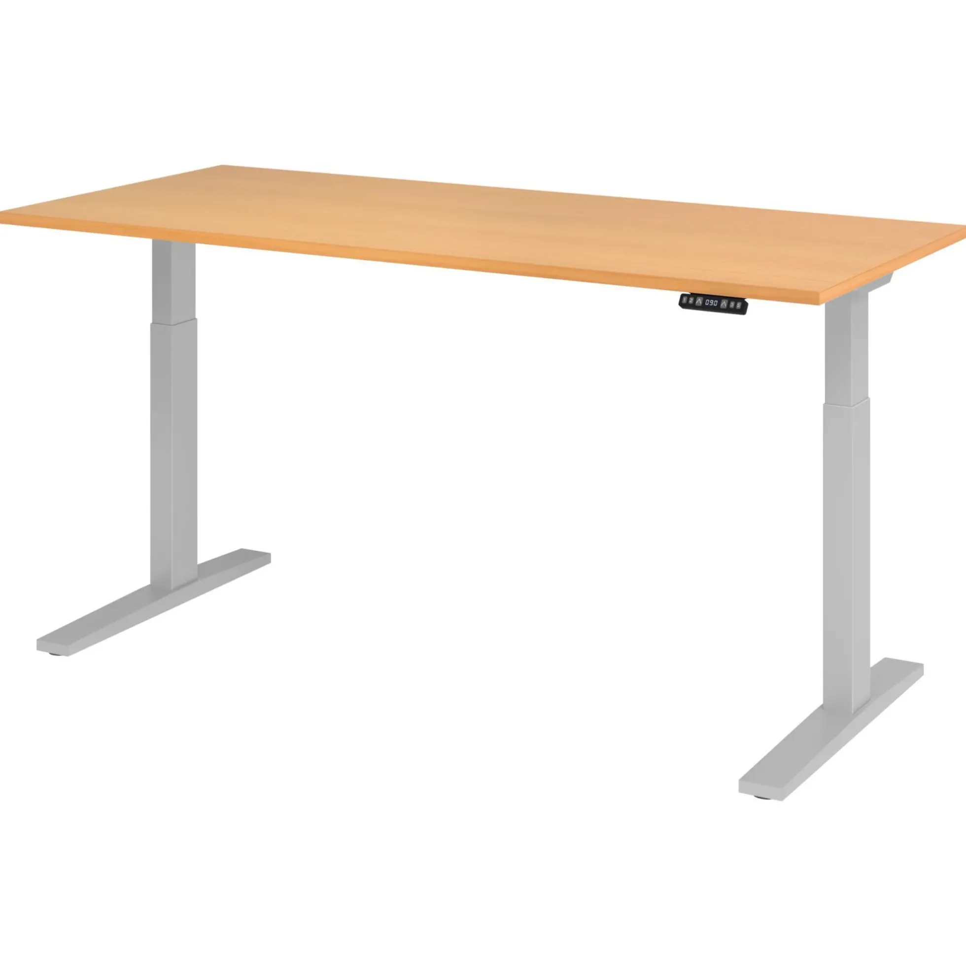 XMKA 19 S | Schreibtisch 180 x 80 elektrisch höhenverstellbar Buche