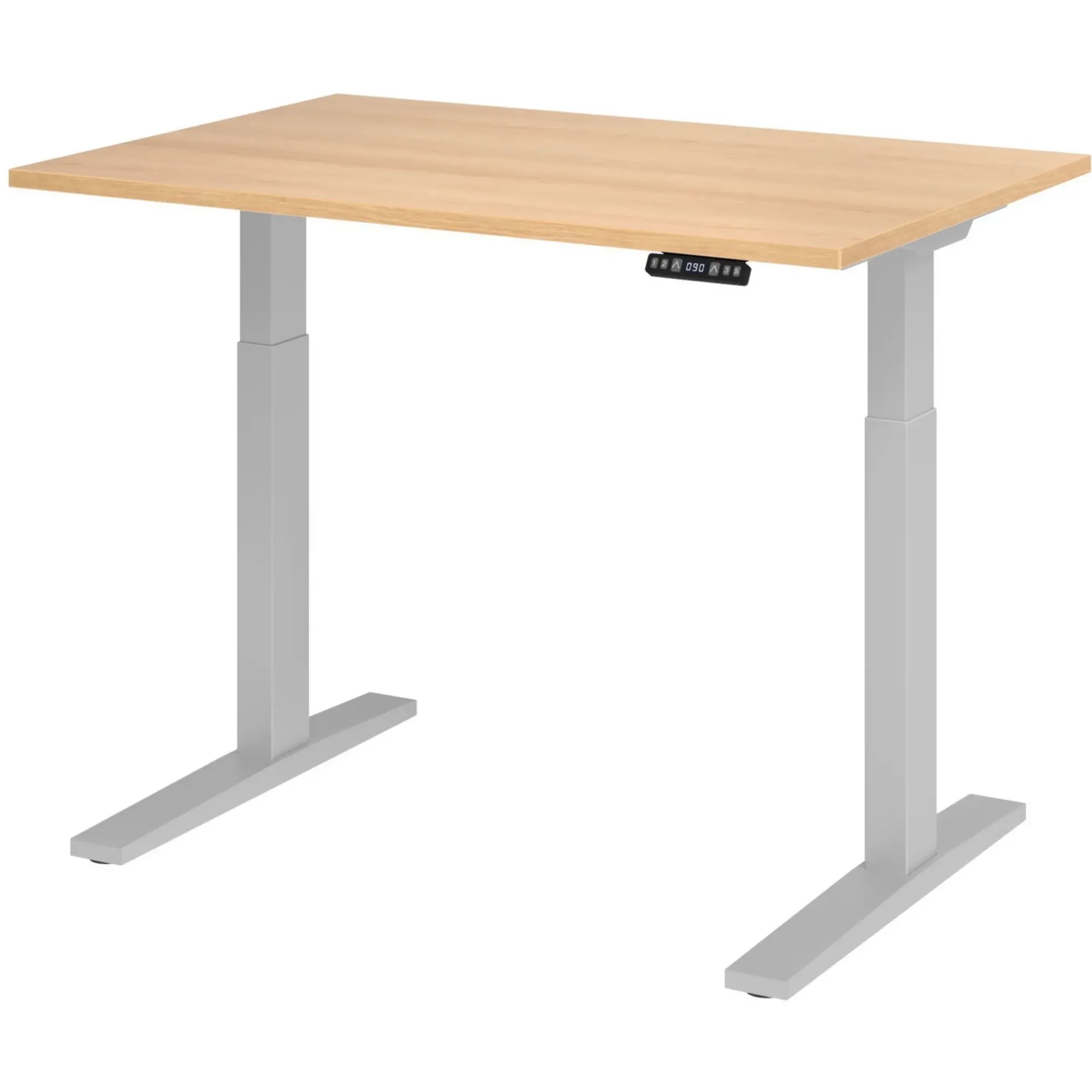 XMKA 12 S | Schreibtisch 120 x 80 elektrisch höhenverstellbar Eiche