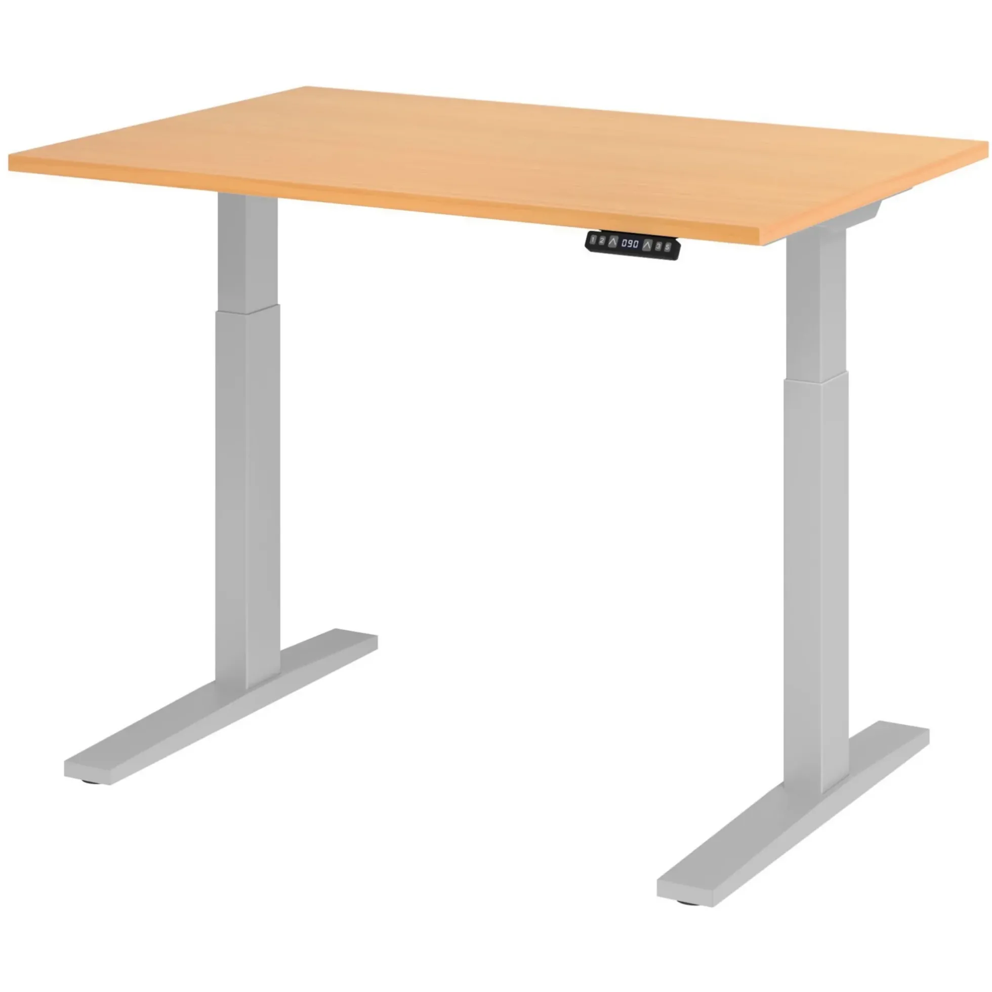 XMKA 12 S | Schreibtisch 120 x 80 elektrisch höhenverstellbar Buche