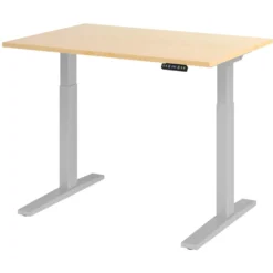 XMKA 12 S | Schreibtisch 120 x 80 elektrisch höhenverstellbar Ahorn