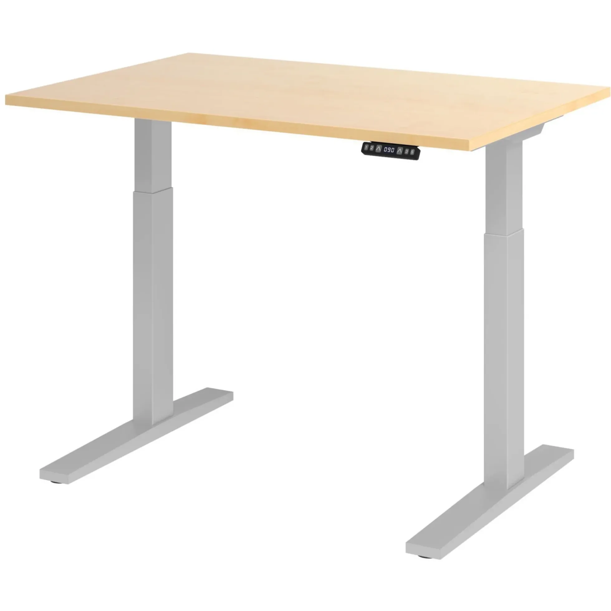 XMKA 12 S | Schreibtisch 120 x 80 elektrisch höhenverstellbar Ahorn