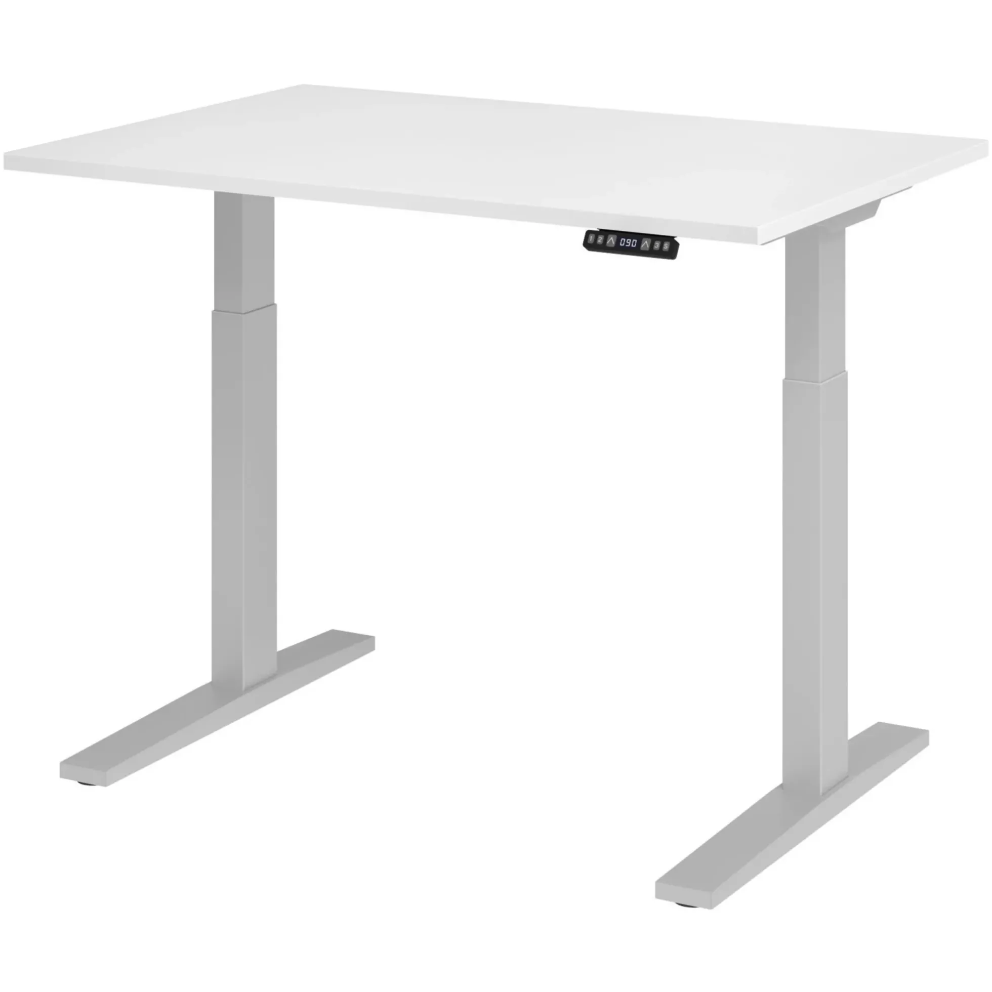 XMKA 12 S | Schreibtisch 120 x 80 elektrisch höhenverstellbar Weiß