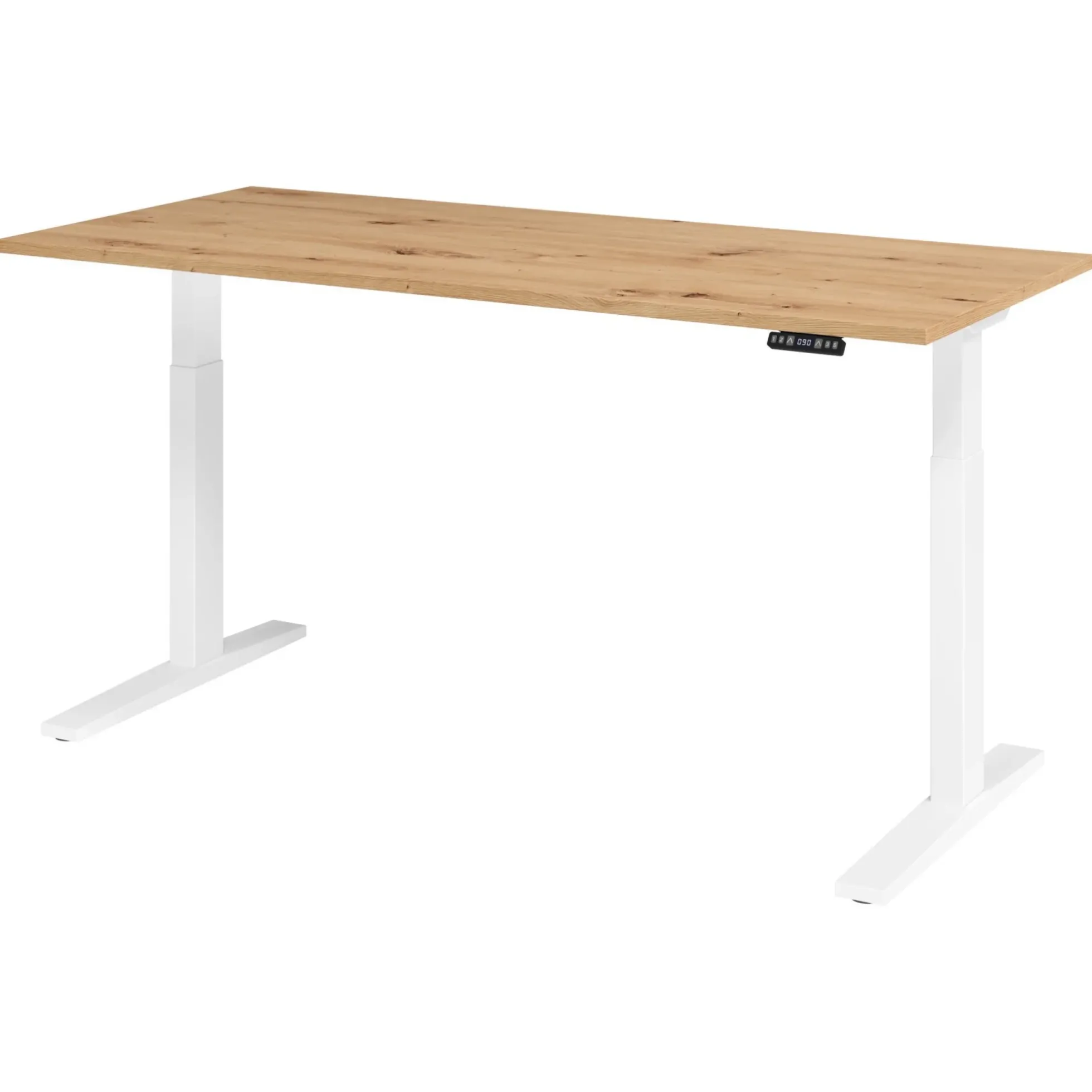 XMKA 19 W | Schreibtisch 180 x 80 elektrisch höhenverstellbar Asteiche