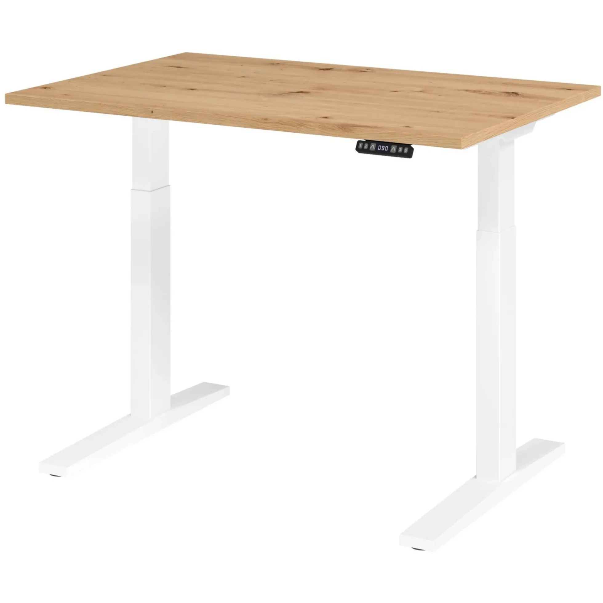 XMKA 12 W | Schreibtisch 120 x 80 elektrisch höhenverstellbar Asteiche