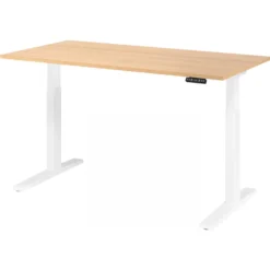 XMKA 16 W | Schreibtisch 160 x 80 elektrisch höhenverstellbar Eiche