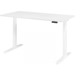 XMKA 16 W | Schreibtisch 160 x 80 elektrisch höhenverstellbar Weiß