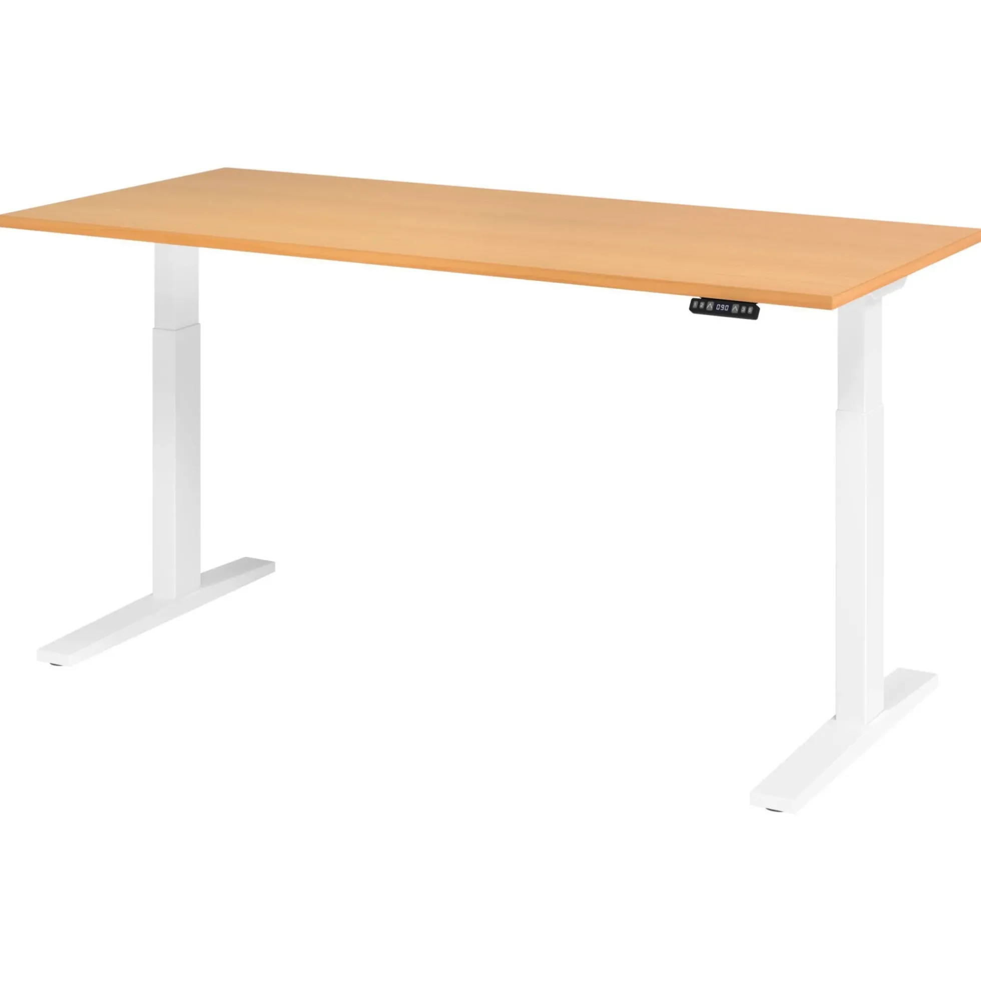 XMKA 19 W | Schreibtisch 180 x 80 elektrisch höhenverstellbar Buche
