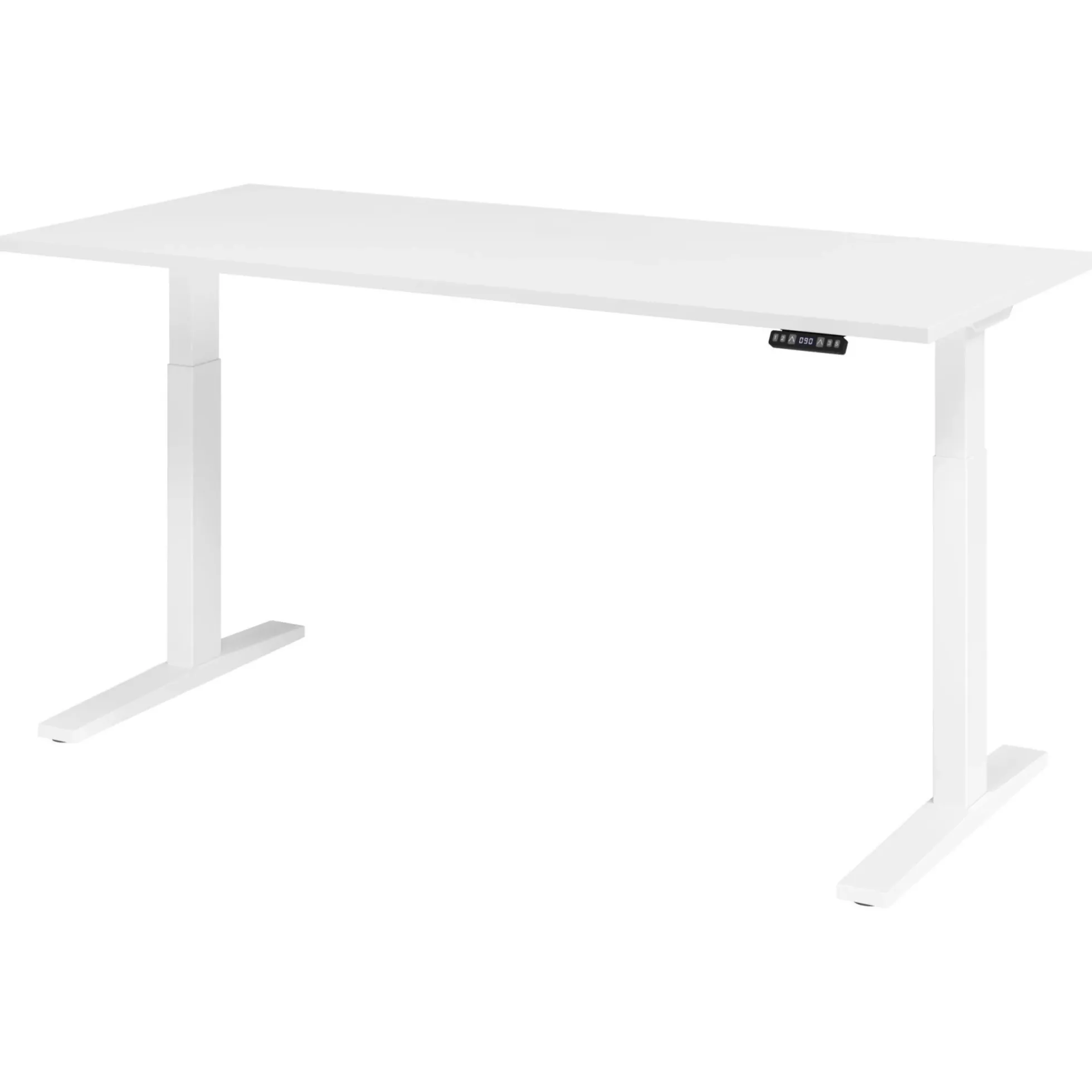 XMKA 19 W | Schreibtisch 180 x 80 elektrisch höhenverstellbar Weiß