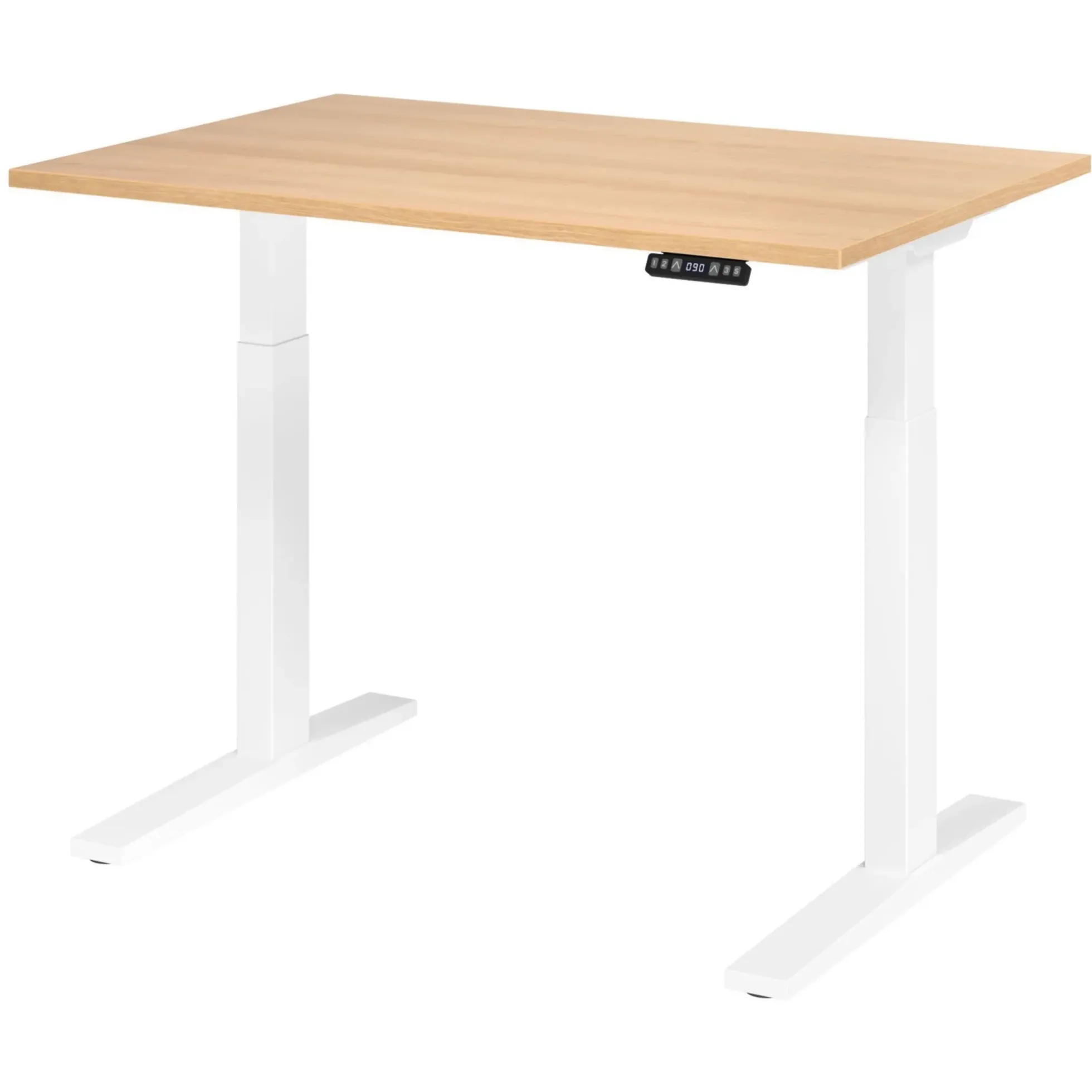 XMKA 12 W | Schreibtisch 120 x 80 elektrisch höhenverstellbar Eiche