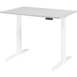 XMKA 12 W | Schreibtisch 120 x 80 elektrisch höhenverstellbar Grau