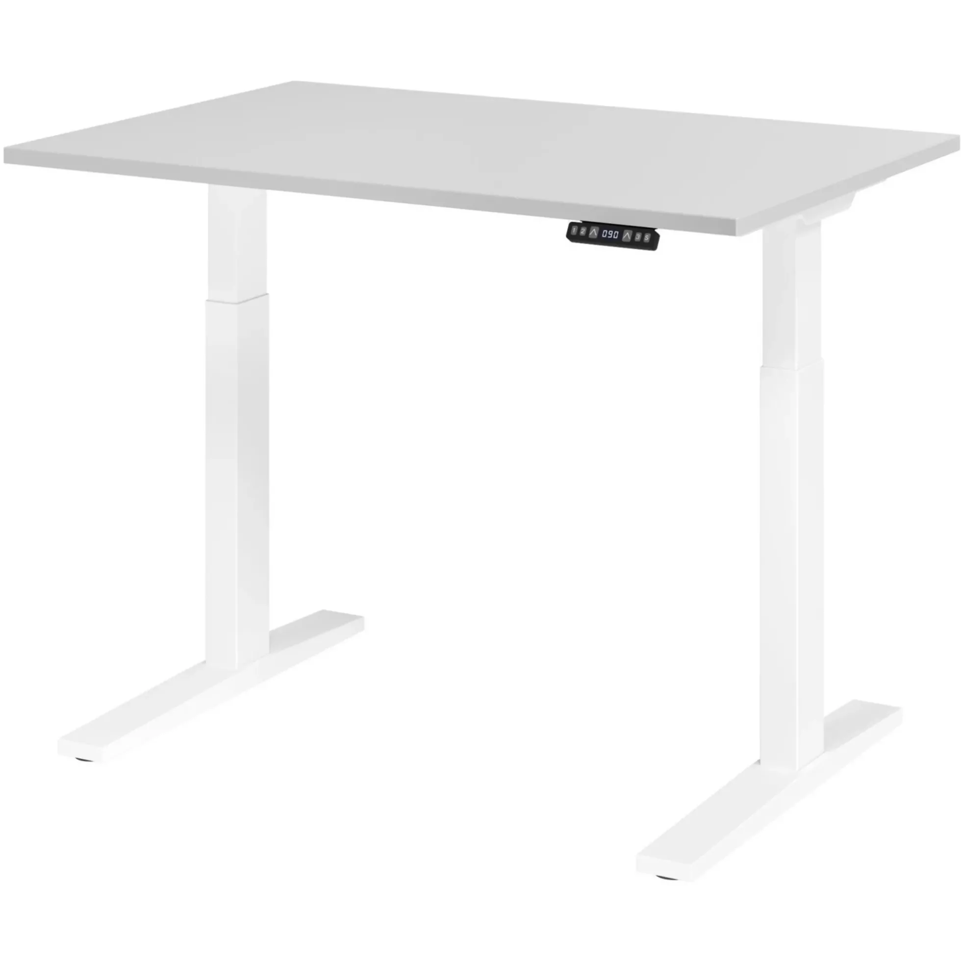XMKA 12 W | Schreibtisch 120 x 80 elektrisch höhenverstellbar Grau