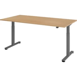 XMST 2E G | Schreibtisch 200 x 100 elektrisch höhenverstellbar Eiche