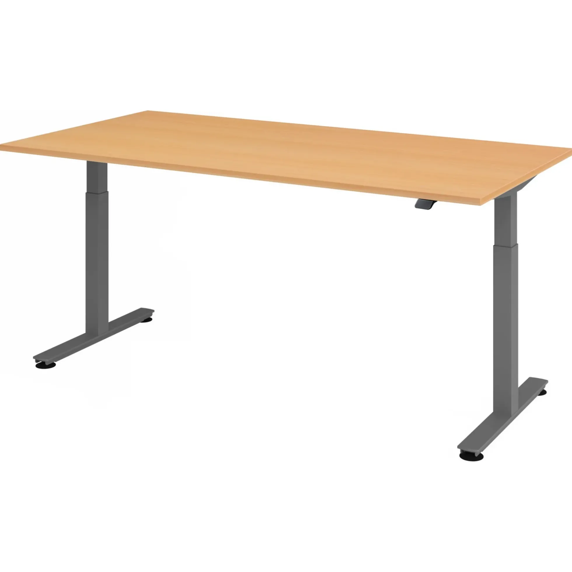 XMST 2E G | Schreibtisch 200 x 100 elektrisch höhenverstellbar Buche