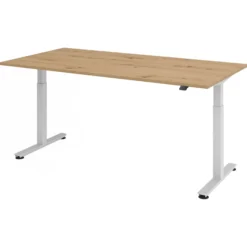XMST 2E S | Schreibtisch 200 x 100 elektrisch höhenverstellbar Asteiche